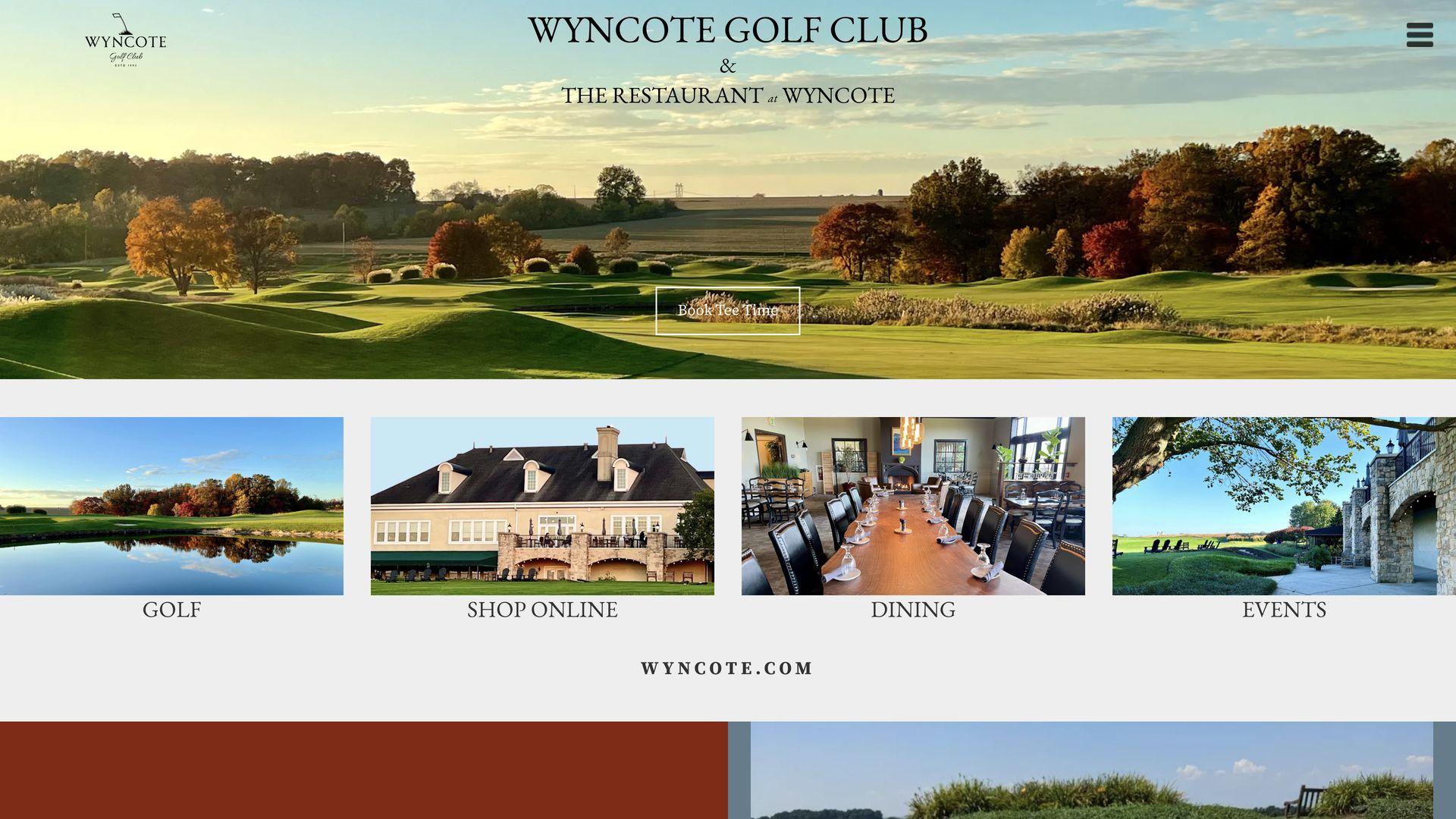 Golf Course Company Wyncote Golf Club (The Restaurant at Wyncote)